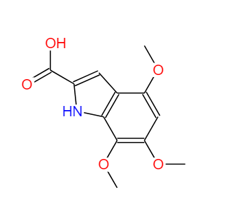 4,6,7-三甲氧基吲哚-2-羧酸,4,6,7-Trimethoxy-1H-indole-2-carboxylicacid