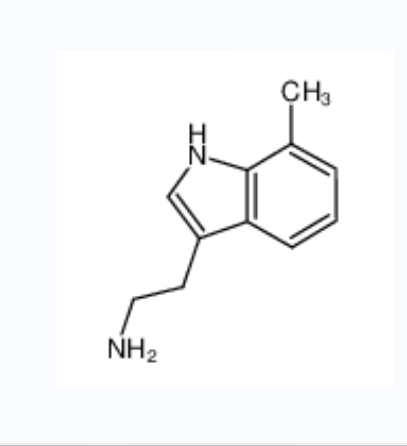 7-甲基色胺,2-(7-methyl-1H-indol-3-yl)ethanamine