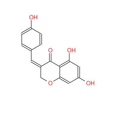 (E)-5,7-二羟基-3-(4-羟基苯亚甲基)色满-4-酮,4'-Demethyleucomin