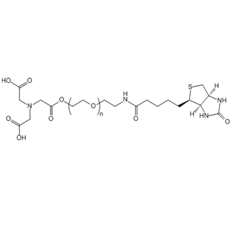 次氮基三乙酸-聚乙二醇-生物素,NTA-PEG-Biotin;Biotin-PEG-Nitrilotriacetic acid