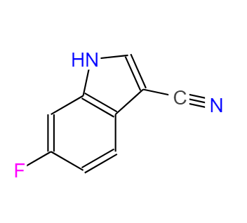 6-氟-1H-吲哚-3-甲腈,6-Fluoro-1H-indole-3-carbonitrile