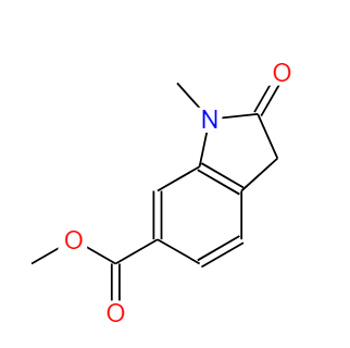 1-甲基-2-氧代-2,3-二氢-1H-吲哚-6-羧酸甲酯,methyl1-methyl-2-oxo-2,3-dihydro-1H-indole-6-carboxylate
