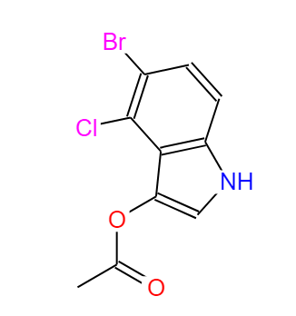 乙酸-5-溴-4-氯-3-吲哚氧基酯,5-Bromo-4-chloro-3-indolylacetate