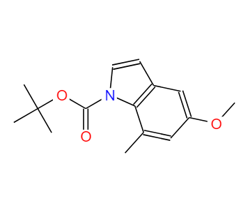 N-BOC-5-甲氧基-7-甲基吲哚,tert-Butyl5-methoxy-7-methyl-1H-indole-1-carboxylate