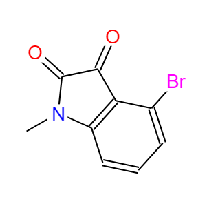 4-溴-1-甲基吲哚-2,3-二酮,4-bromo-1-methylindoline-2,3-dione