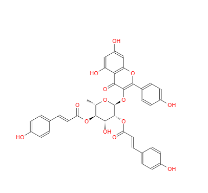 2",4"-二-O-(Z-對香豆酰)阿福豆甙,2",4"-Di-O-(Z-p-couMaroyl)afzelin