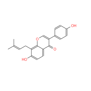 8-异戊烯基大豆苷元,8-Prenyldaidzein