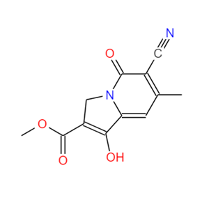 6-氰基-1-羟基-7-甲基-5-氧代-3,5-二氢吲哚嗪-2-羧酸甲酯,Methyl6-cyano-1-hydroxy-7-methyl-5-oxo-3,5-dihydroindolizine-2-carboxylate