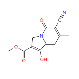 73427-92-6 6-氰基-1-羟基-7-甲基-5-氧代-3,5-二氢吲哚嗪-2-羧酸甲酯