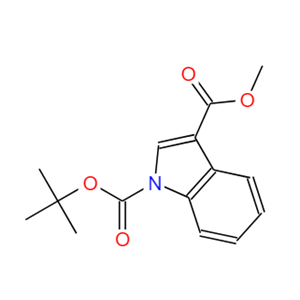 3-甲基-1H-吲哚-1,3-二羧酸-1-叔丁酯,1-tert-Butyl3-methyl1H-indole-1,3-dicarboxylate