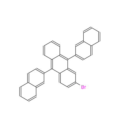 2-溴-9,10-双(2-萘基)蒽,2-Bromo-9,10-bis(2-naphthalenyl)anthracene