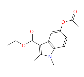 5-乙酰氧基-1,2-二甲基吲哚-3-羧酸乙酯,Ethyl5-acetoxy-1,2-dimethyl-1H-indole-3-carboxylate
