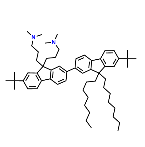 3-[2-tert-butyl-7-(7-tert-butyl-9,9-dioctylfluoren-2-yl)-9-[3-(dimethylamino)propyl]fluoren-9-yl]-N,,3-[2-tert-butyl-7-(7-tert-butyl-9,9-dioctylfluoren-2-yl)-9-[3-(dimethylamino)propyl]fluoren-9-yl]-N,N-dimethylpropan-1-amine