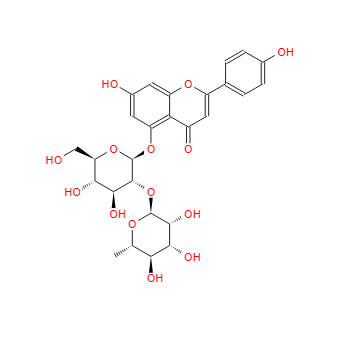 5-[[2-O-(6-脱氧-ALPHA-L-甘露糖基)-BETA-D-吡喃葡萄糖基]氧基]-7-羟基-2-(4-羟基苯基)-4H-1-苯并吡喃-4-酮,Apigenin 5-O-neohesperidoside
