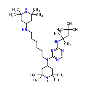 光稳定剂944,2-N-(2,2,6,6-tetramethylpiperidin-4-yl)-2-N-[6-[(2,2,6,6-tetramethylpiperidin-4-yl)amino]hexyl]-4-N-(2,4,4-trimethylpentan-2-yl)-1,3,5-triazine-2,4-diamine