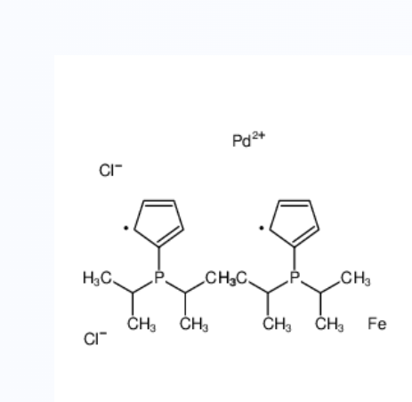 1,1′-双(二异丙基膦基)二茂铁二氯化钯,cyclopentyl(diisopropyl)phosphane, dichloropalladium, iro