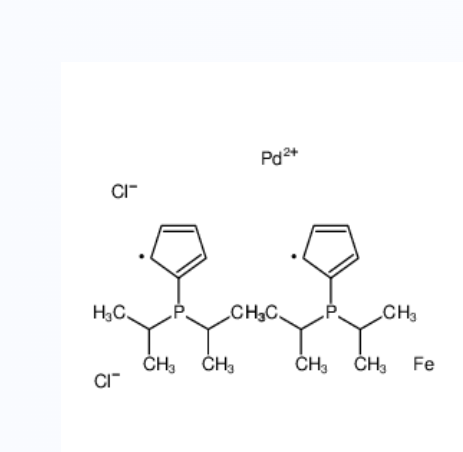 1,1′-雙(二異丙基膦基)二茂鐵二氯化鈀,cyclopentyl(diisopropyl)phosphane, dichloropalladium, iro