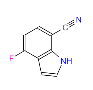 4-氟-7-氰基-吲哚,4-Fluoro-1H-indole-7-carbonitrile