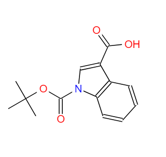 1-(叔丁氧羰基)-1H-吲哚-3-甲酸,1-(tert-Butoxycarbonyl)-1H-indole-3-carboxylicacid