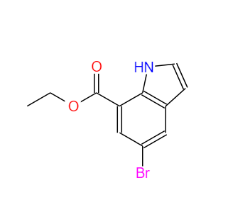 5-溴-1H-吲哚-7-甲酸乙酯,Ethyl5-bromo-1H-indole-7-carboxylate