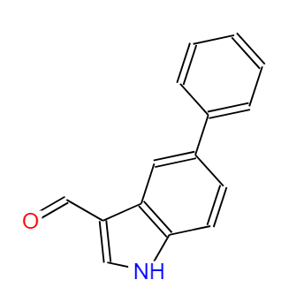 5-苯基吲哚-3-甲醛,5-Phenyl-1H-indole-3-carbaldehyde