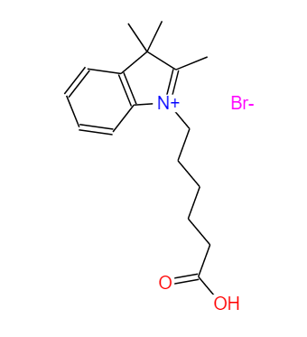 6-(2,3,3-三甲基吲哚-1-鎓-1-基)己酸溴化物,6-(2,3,3-Trimethylindol-1-Ium-1-Yl)Hexanoic Acid Bromide