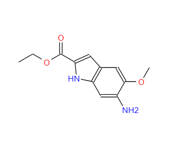 6-氨基-5-甲氧基吲哚-2-甲酸乙酯,Ethyl 6-amino-5-methoxyindole-2-carboxylate