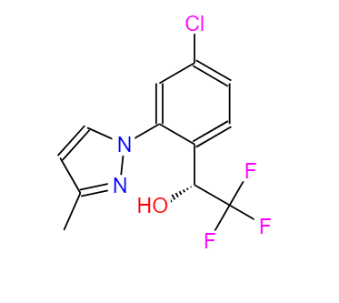 (R)-1-[4-氯-2-(3-甲基吡唑-1-基)苯基]-2,2,2-三氟乙醇,(R)-1-[4-Chloro-2-(3-methylpyrazol-1-yl)]phenyl]-2,2,2-trifluoroethanol