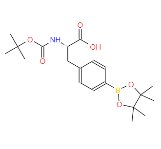 Boc-4-频哪醇硼酸酯-L-苯丙氨酸,(S)-2-((tert-Butoxycarbonyl)amino)-3-(4-(4,4,5,5-tetramethyl-1,3,2-dioxaborolan-2-yl)phenyl)propanoicacid