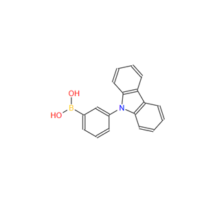 3-(9H-咔唑-9-基)苯硼酸；864377-33-3