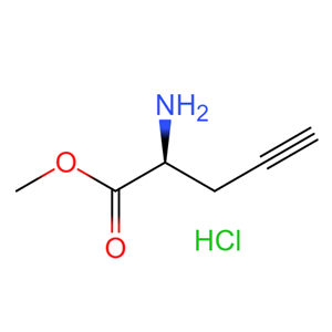 L-炔丙基甘氨酸甲酯盐酸盐,methyl (2S)-2-aminopent-4-ynoate hydrochloride