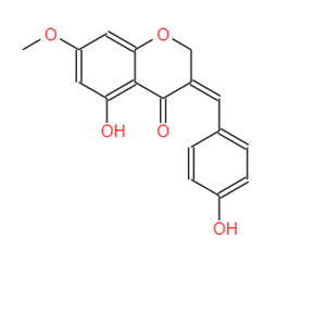 3-(4-羟基苯亚甲基)-5-羟基-7-甲氧基色满-4-酮 259653-54-8