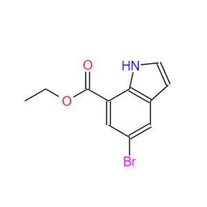5-溴-1H-吲哚-7-甲酸乙酯,Ethyl5-bromo-1H-indole-7-carboxylate