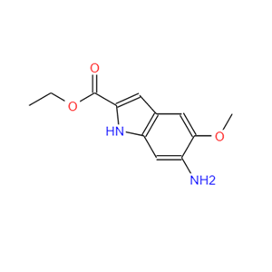 6-氨基-5-甲氧基吲哚-2-甲酸乙酯,Ethyl 6-amino-5-methoxyindole-2-carboxylate