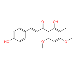 (2E)-1-(2-羟基-4,6-二甲氧基-3-甲基苯基)-3-(4-羟基苯基)-2-丙烯-1-酮,(2E)-1-(2-Hydroxy-4,6-dimethoxy-3-methylphenyl)-3-(4-hydroxyphenyl)-2-propen-1-one