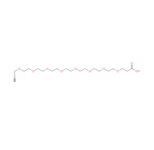 丙炔-八聚乙二醇-丙酸,Propargyl-PEG8-acid