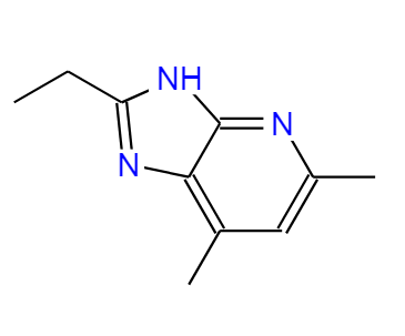 2-乙基-5,7-二甲基-1H-咪唑并[4,5-b]吡啶,2-Ethyl-5,7-dimethyl-1H-imidazo[4,5-b]pyridine