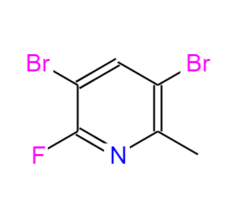 3,5-二溴-2-氟-6-甲基吡啶,3,5-Dibromo-2-fluoro-6-methylpyridine