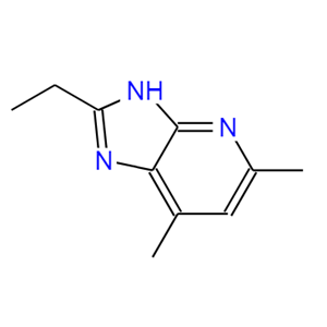 2-乙基-5,7-二甲基-1H-咪唑并[4,5-b]吡啶,2-Ethyl-5,7-dimethyl-1H-imidazo[4,5-b]pyridine