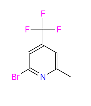 2-溴-6-甲基-4-三氟甲基吡啶,2-Bromo-6-methyl-4-(trifluoromethyl)pyridine