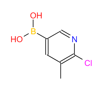 2-氯-3-甲基吡啶-5-硼酸,(6-Chloro-5-methylpyridin-3-yl)boronicacid