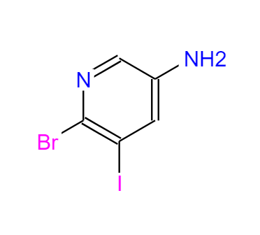 6-溴-5-碘吡啶-3-胺,6-Bromo-5-iodopyridin-3-amine