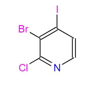 2-氯-3-溴-4-碘吡啶,3-BROMO-2-CHLORO-4-IODOPYRIDINE