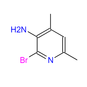 3-氨基-2-溴-4,6-二甲基吡啶
