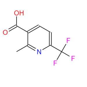 2-甲基-6-(三氟甲基)烟酸