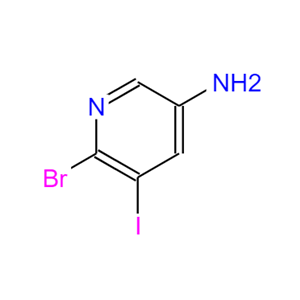 6-溴-5-碘吡啶-3-胺