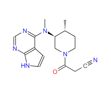 (3S,4R)-4-甲基-3-(甲基-7H-吡咯并[2,3-D]嘧啶-4-氨基)-BETA-氧代-1-哌啶丙腈,3-((3S,4R)-4-Methyl-3-(Methyl(7H-pyrrolo[2,3-d]pyriMidin-4-yl)aMino)piperidin-1-yl)-3-oxopropanenitrile