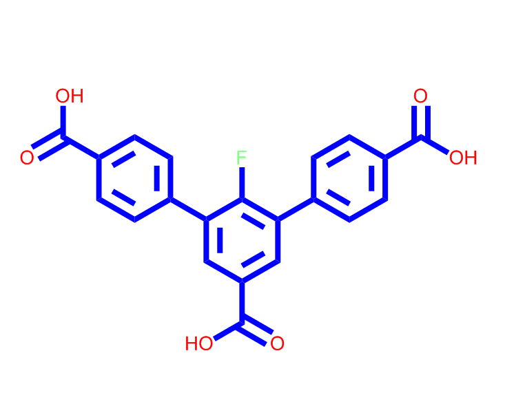 2'-氟- [1,1':3',1'']-三联苯-4,4'',5'-三甲酸,2'-fluoro-[1,1':3',1''-terphenyl]-4,4'',5'-tricarboxylic acid