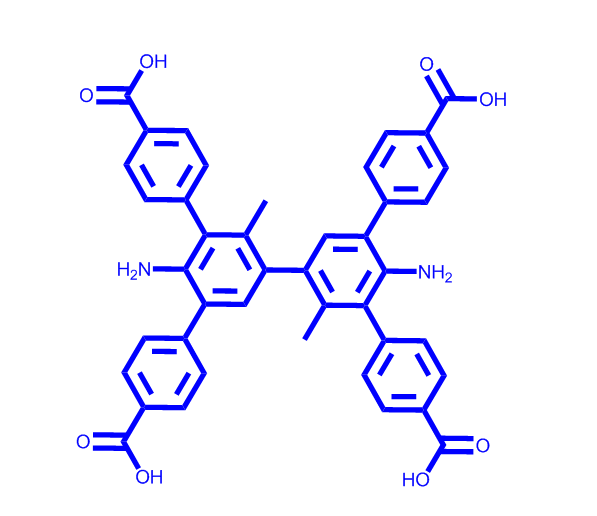 2,2'-二甲基-3,3',5,5'-四(4-羧基苯基)-4,4'-联苯二胺,4'',6'-diamino-5',5''-bis(4-carboxyphenyl)-2',2''-dimethyl-[1,1':3',1'':3'',1'''-quaterphenyl]-4,4'''-dicarboxylic acid