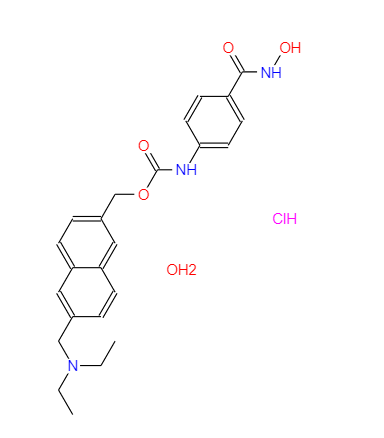 N-[4-[(羟基氨基)羰基]苯基]氨基甲酸 [6-[(二乙基氨基)甲基]-2-萘基]甲酯盐酸盐水合物,ITF2357